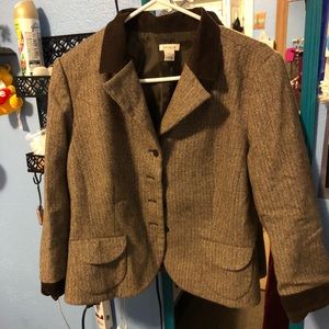 Brown blazer